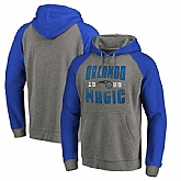 Orlando Magic Fanatics Branded Ash Antique Stack Tri Blend Raglan Pullover Hoodie Fyun,baseball caps,new era cap wholesale,wholesale hats